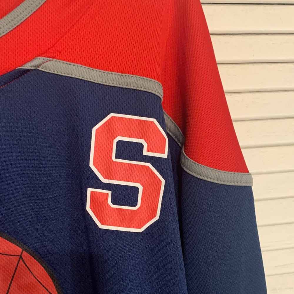 Marvel Spider-Man Red and Blue Jersey - Picture 5 of 9